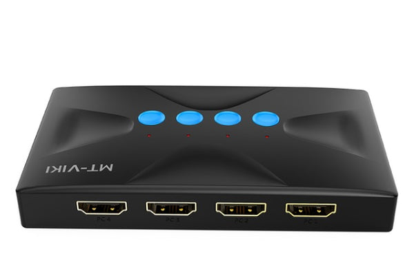 4-Port HDMI KVM Switch With Cables (MT-HK04)