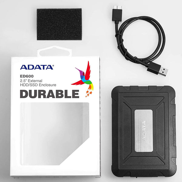 ADATA 2.5" Enclosure USB3  -- Antishock -- ED600