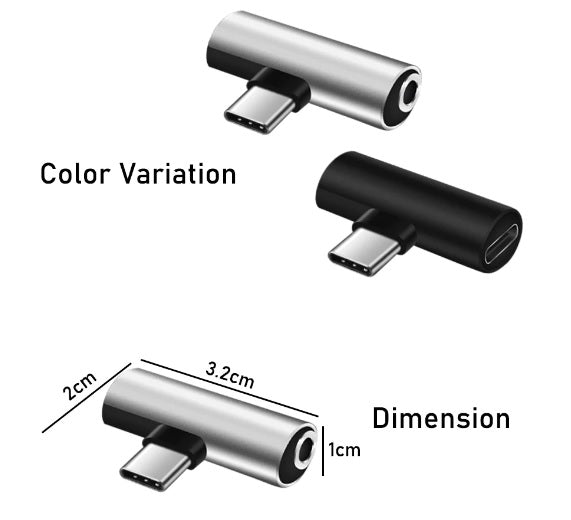 AUX Splitter 2in1 Type C