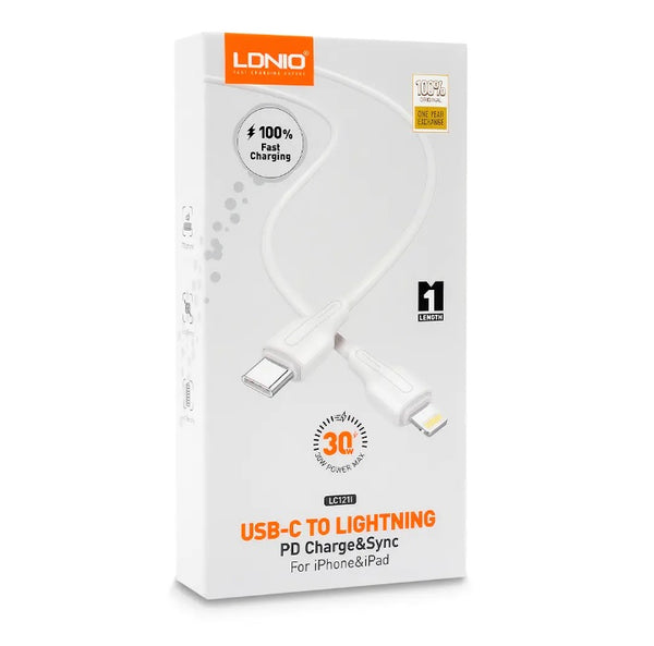 LDNIO Type C to Lightning Cable