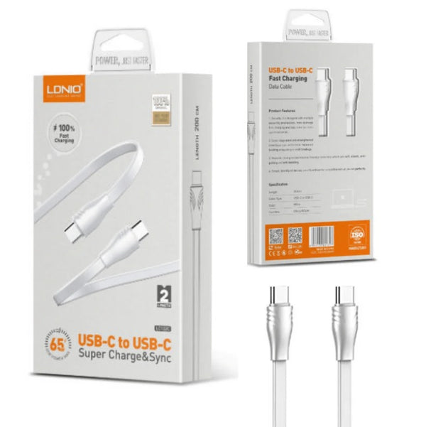 LDNIO Type C to Type C Cable 2m