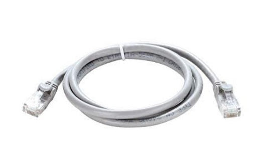 Cat6 UTP 24 AWG PVC Round Patch Cords- 0.25m- Grey Colour