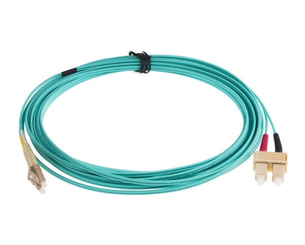 EussoNet Fiber Patch Cord, SC/UPC-SC/UPC  Multimode OM3 Duplex 3.0mm LSZH