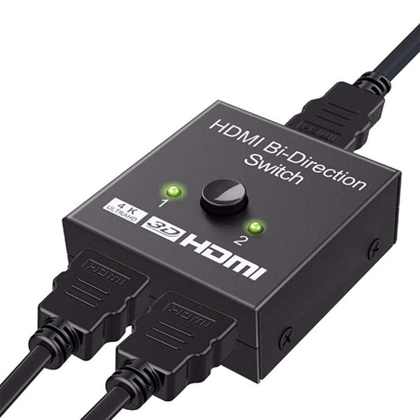 HDMI Bi-directional  Switch 2-input |1-output With LED - Easy to carry