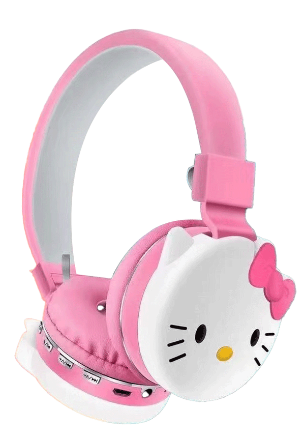 Hello Kitty Kids Cartoon Shaped Wireless Headphones