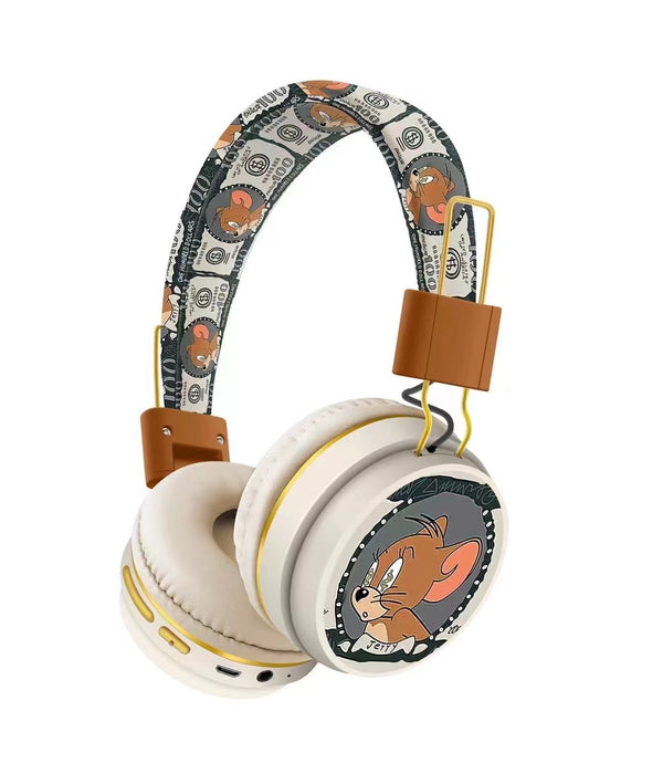 Kids Cartoon Characters Shaped Wireless Headphones