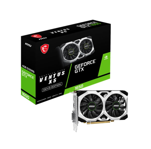 MSI GeForce GTX 1650 D6 VENTUS XS OCV3 Graphics Card | 912-V812-003