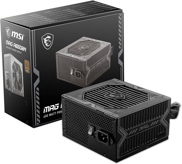 MSI Power Supply 650W 80PLUS Bronze - MAG A650BN