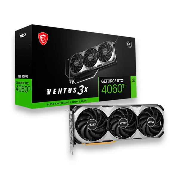 MSI RTX 4060 Ti 8GB GDDR6 VENTUS 3X