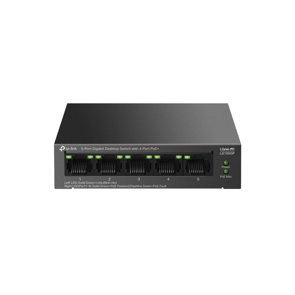 Switch 5 Port Gigabit with 4-Port PoE+